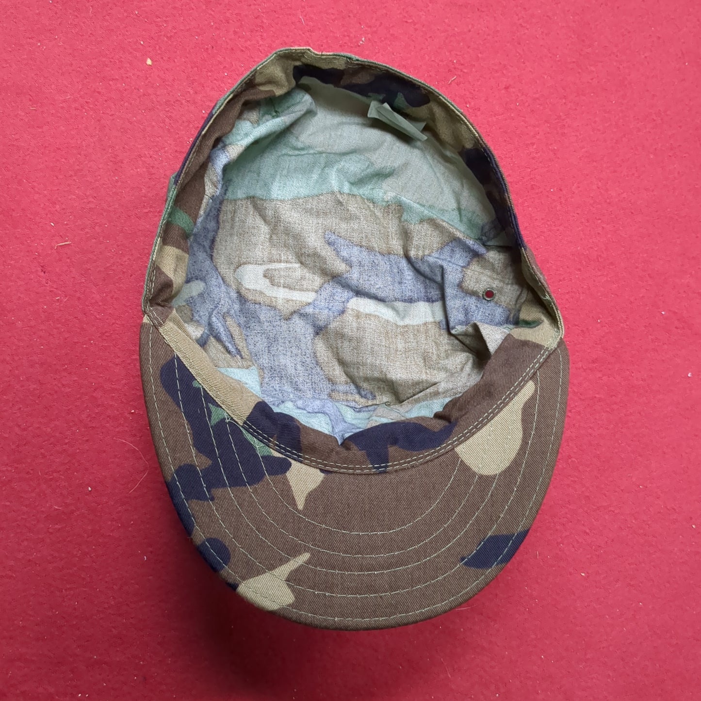US Army Marine Corps X-Large Utility Cap BDU Woodland Camo (11s (ab10-10)
