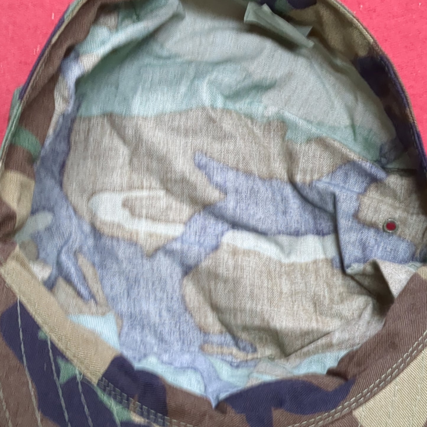 US Army Marine Corps X-Large Utility Cap BDU Woodland Camo (11s (ab10-10)