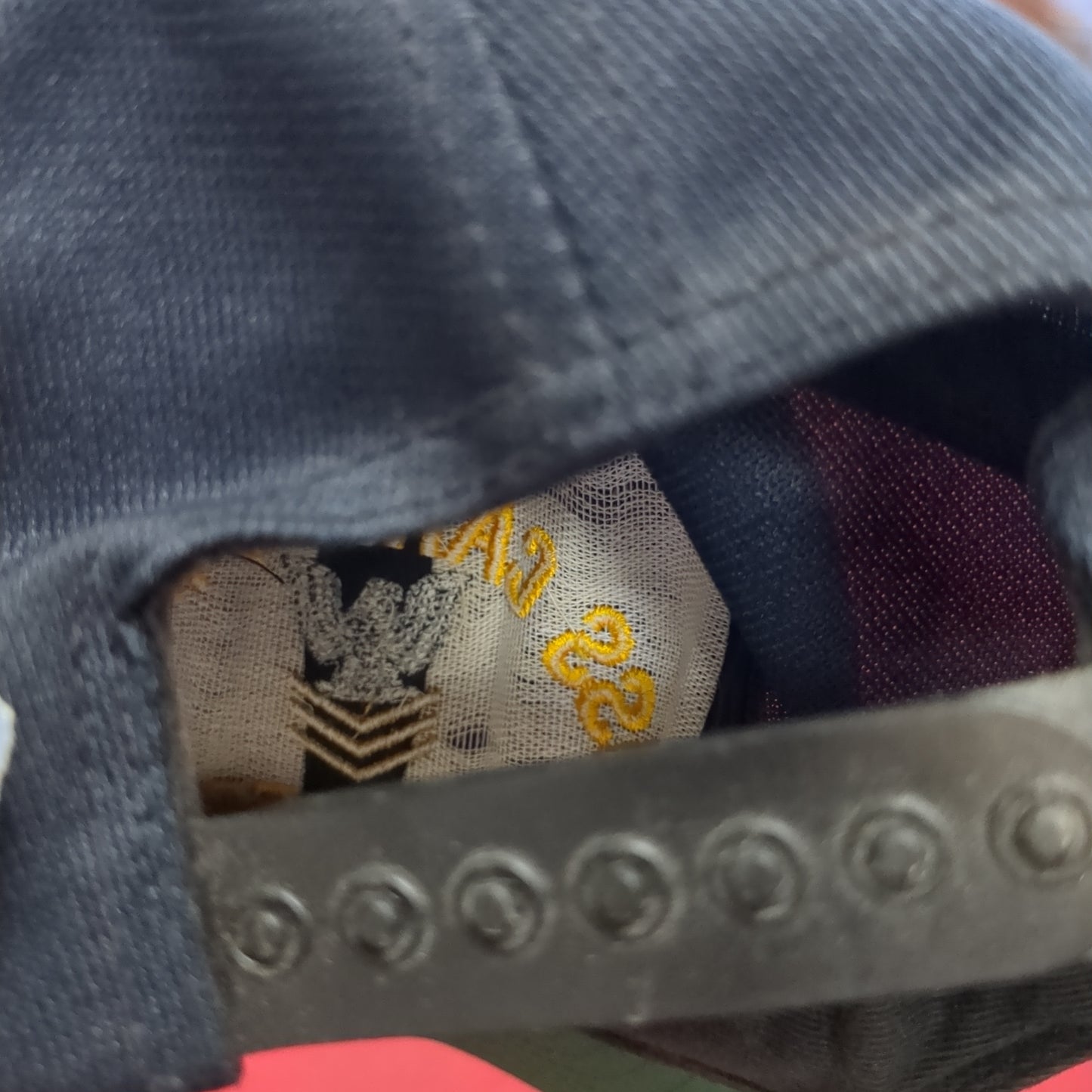 Vintage USS CARTER HALL LSD-50 Blue Ball Cap (10s (ab09-19)