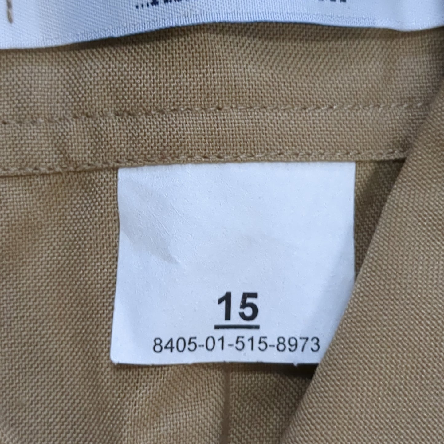 DLA 15 Men's Short Sleeve Poly Wool Khaki M-1 Shirt Marine (10s (ab09-g110)