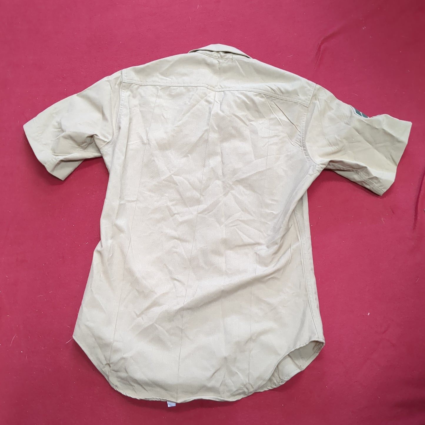 DLA 15 Men's Short Sleeve Poly Wool Khaki M-1 Shirt Marine (10s (ab09-g110)