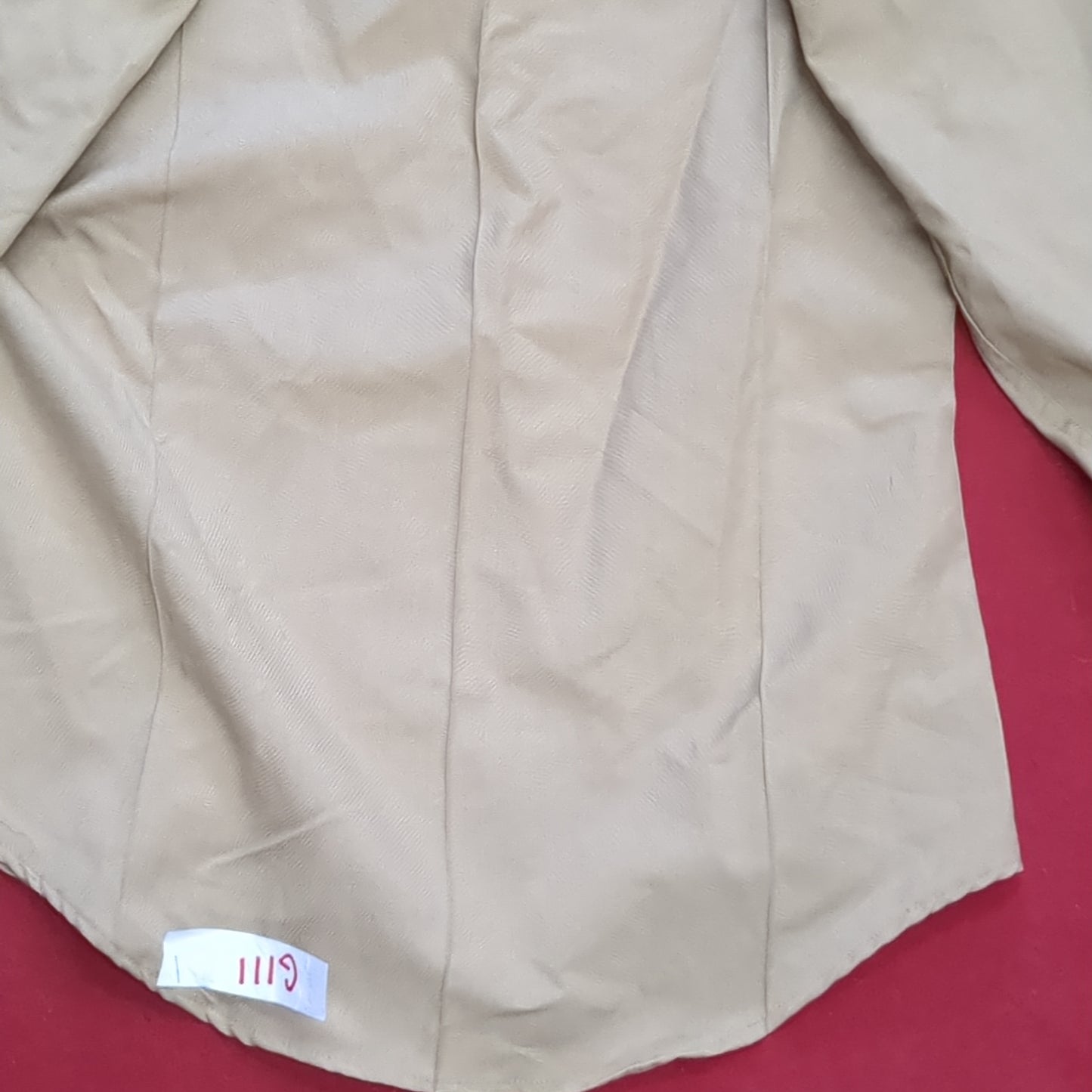 DARWOOD 15x33 Men's Long Sleeve Poly Wool Khaki Shirt Marine (10s (ab09-g111)