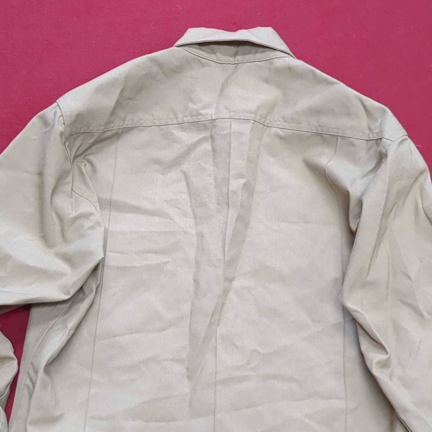 DLA 15x33 Men's Long Sleeve Poly Wool Khaki Shirt Marine (10s (ab09-g109)