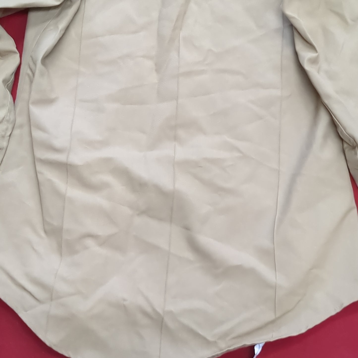 DLA 15x33 Men's Long Sleeve Poly Wool Khaki Shirt Marine (10s (ab09-g109)