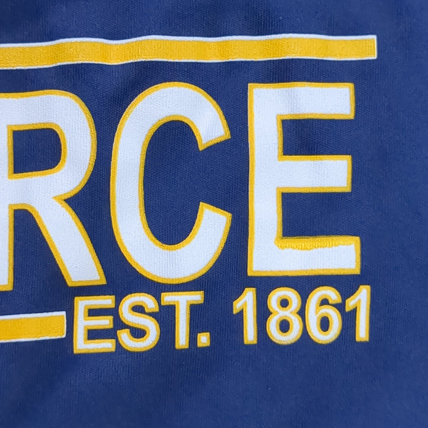 US Army Rock Force X-Large Blue Mens Crew Long Sleeve Shirt (cw- ea04-AUG196)