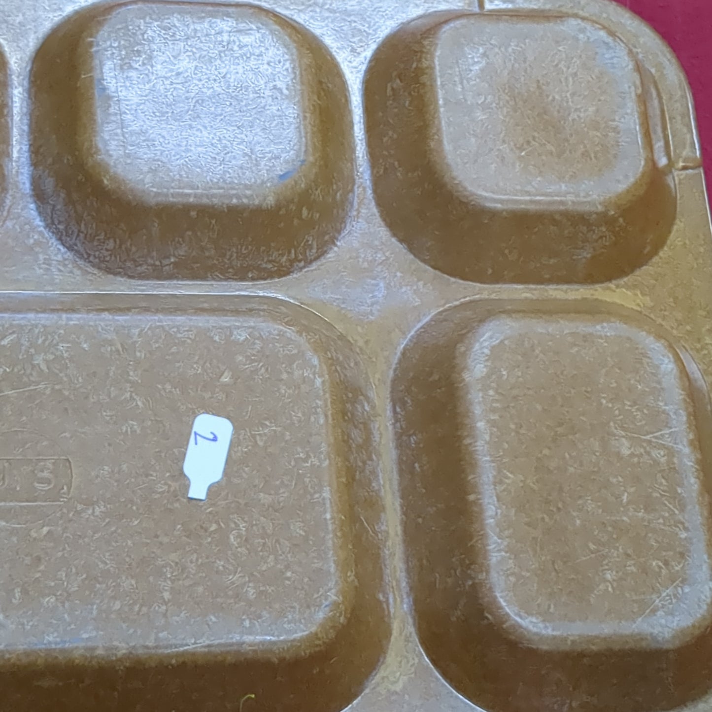 VINTAGE 1968 US Army Mess Hall Melamine Melmac Tray (12s (ab11-2)