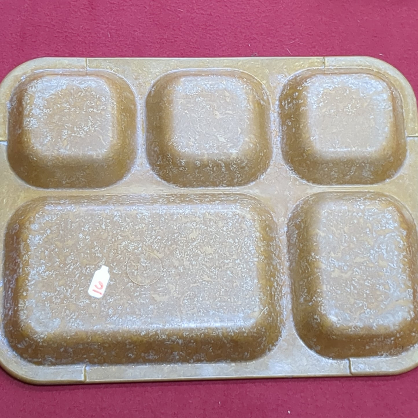 VINTAGE 1965 US Army Halsey Mess Hall Melamine Melmac Tray (12s (ab11-16)