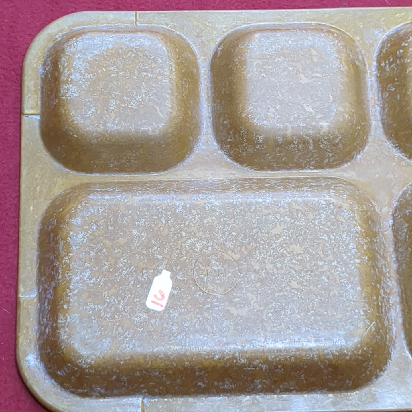 VINTAGE 1965 US Army Halsey Mess Hall Melamine Melmac Tray (12s (ab11-16)
