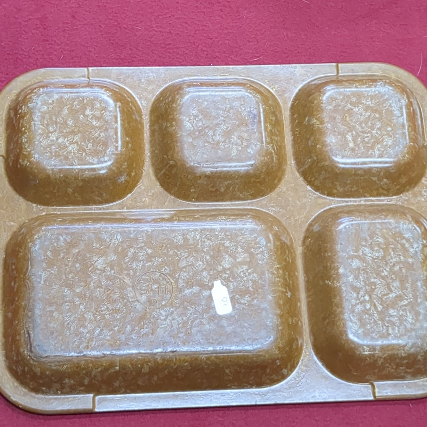 VINTAGE 1952 US Army Mess Hall Melamine Melmac Tray (12s (ab11-10)
