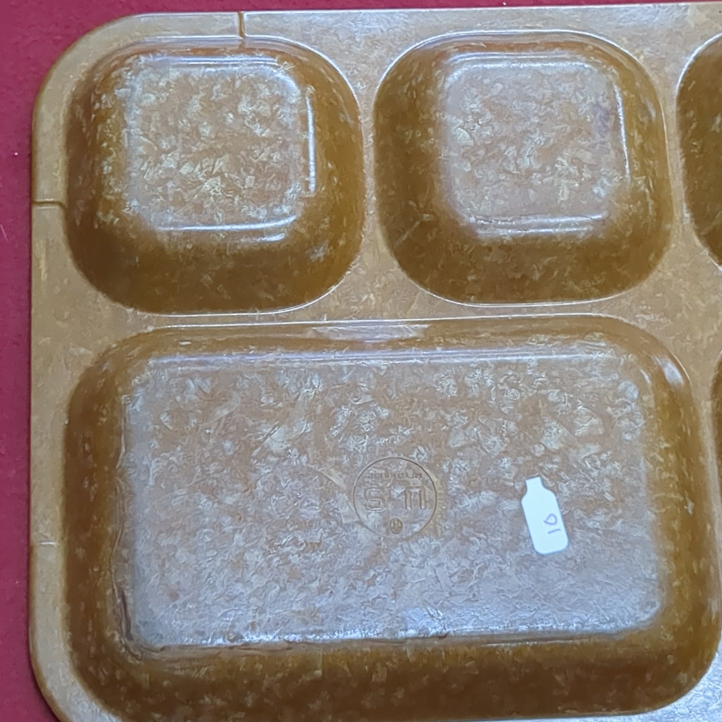 VINTAGE 1952 US Army Mess Hall Melamine Melmac Tray (12s (ab11-10)