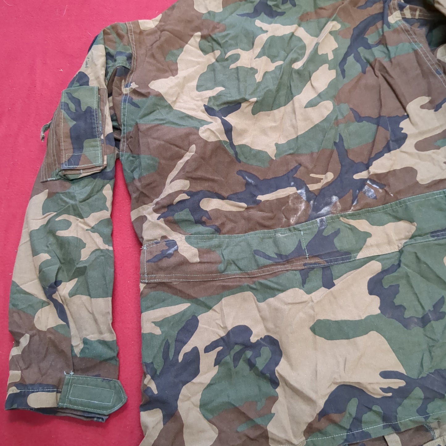 US Army Aircrew Medium Regular BDU Woodland Combat Class I Top Jacket (15s (ab06-12)