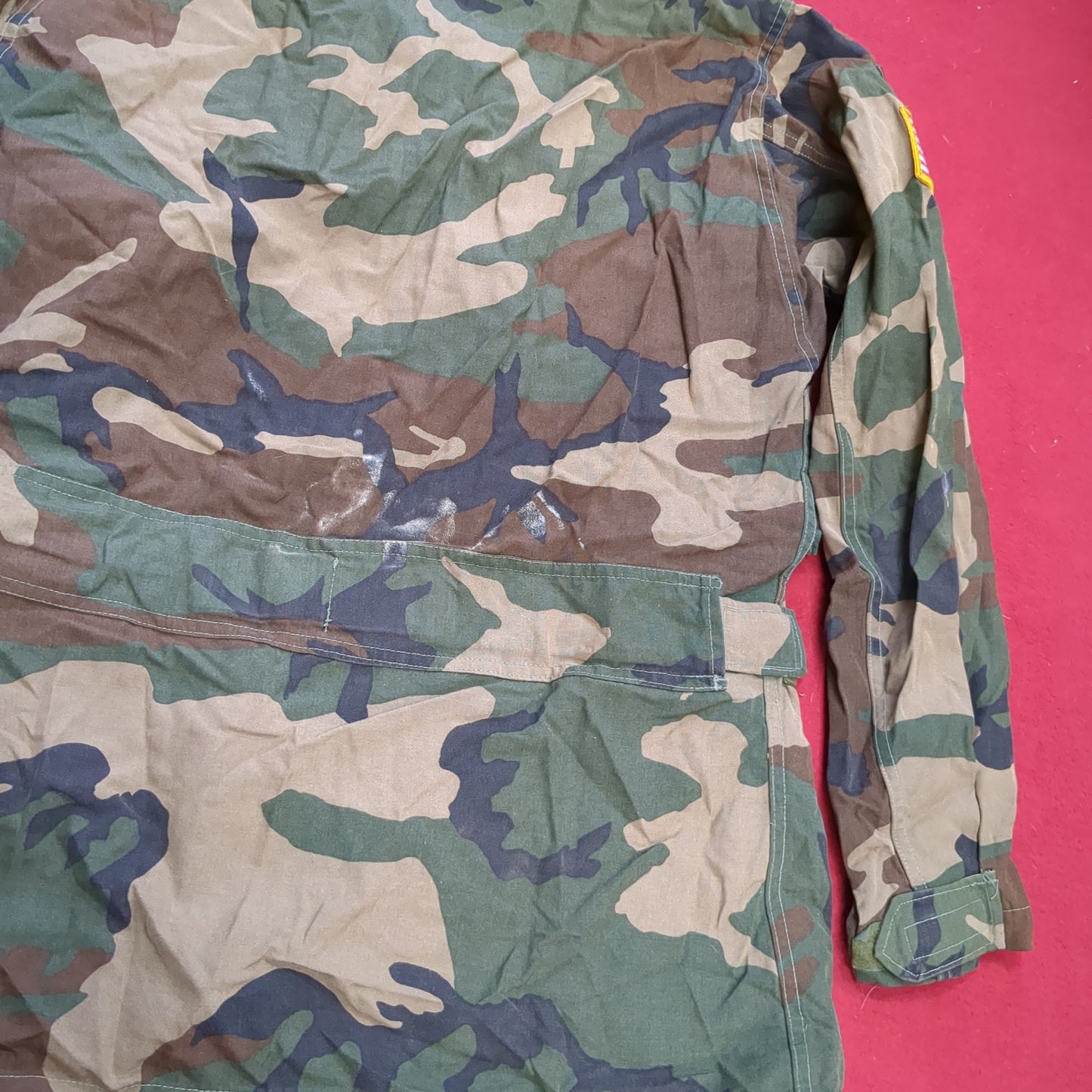 US Army Aircrew Medium Regular BDU Woodland Combat Class I Top Jacket (15s (ab06-12)