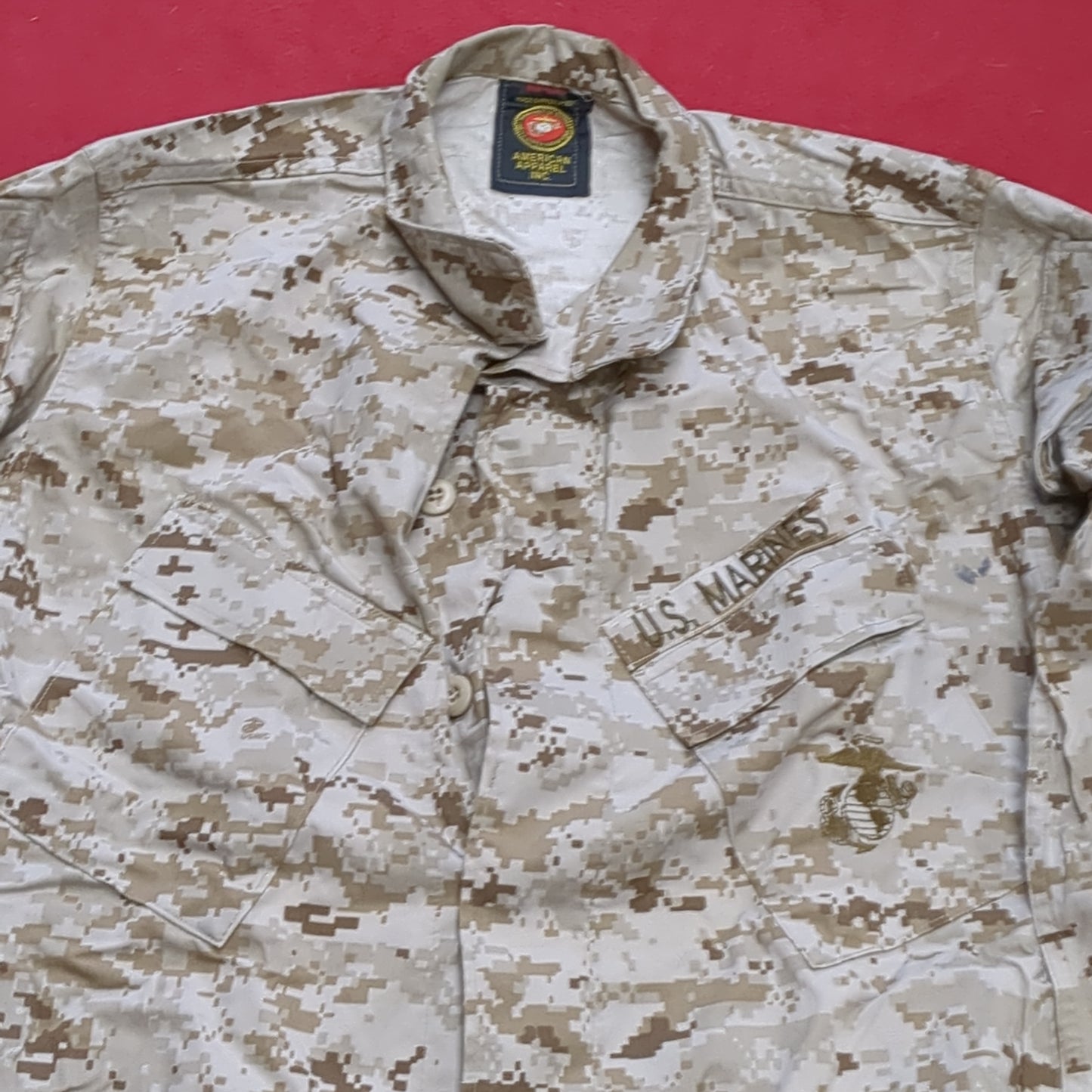 US Army Small Long Marpat Desert US Marine Corps Coat (15s (ab06-9)