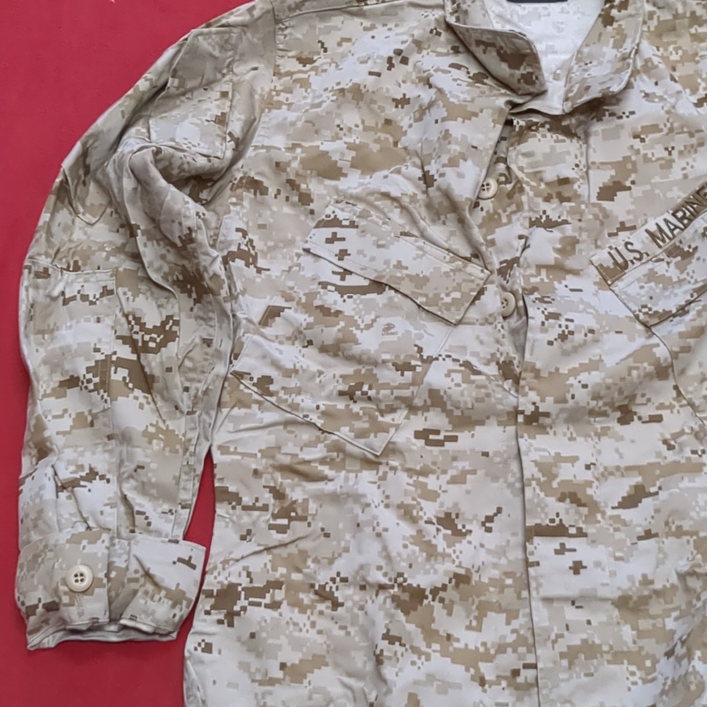 US Army Small Long Marpat Desert US Marine Corps Coat (15s (ab06-9)