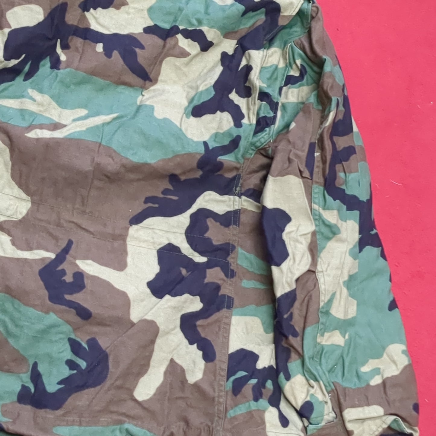 VINTAGE Small X-Short BDU Woodland Cold Weather Field Jacket (15s (ab06-17)