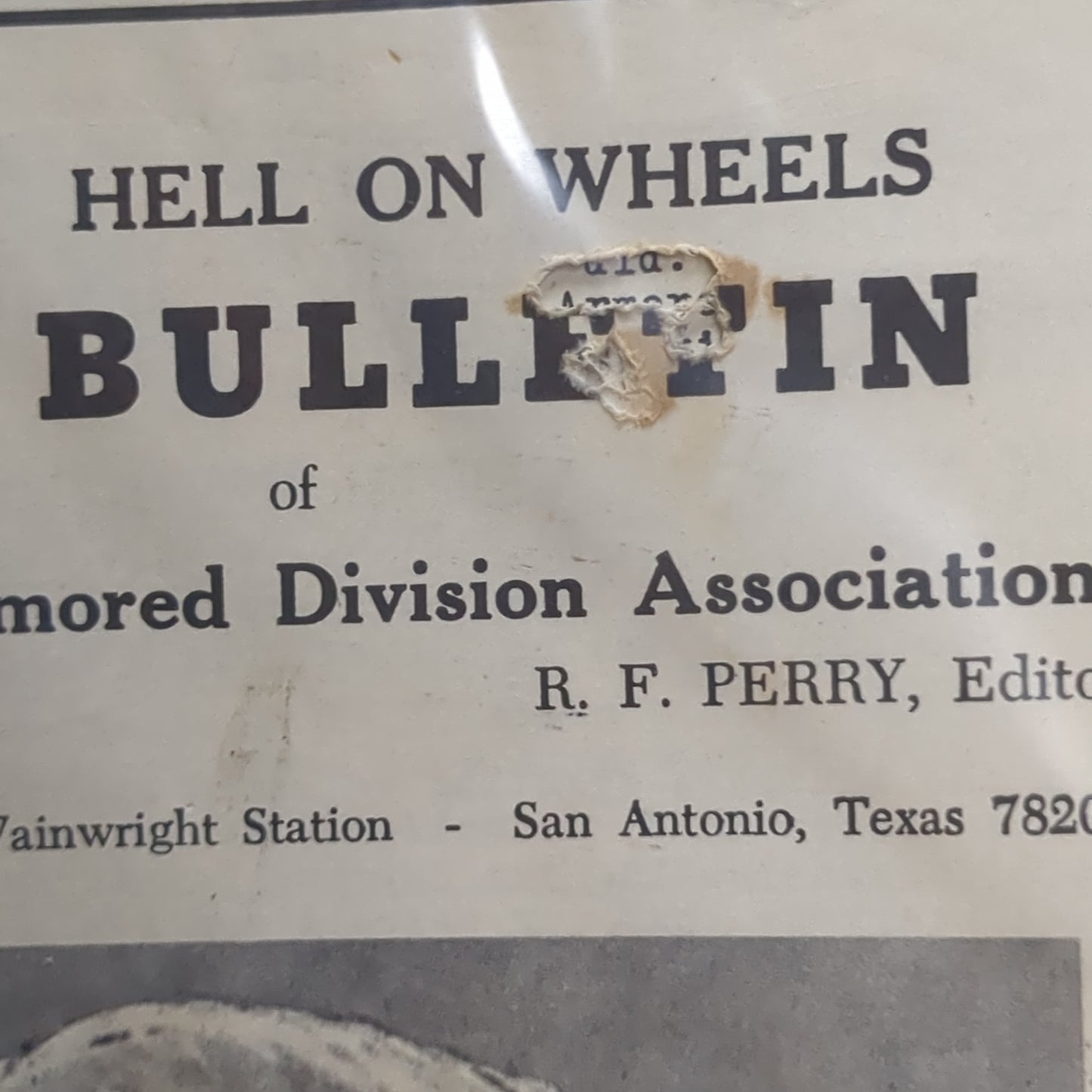 Vintage "Hell on Wheels 2nd Armored Division" Bulletin - 1969 No. 2 (14s- (ab05-MAY151)