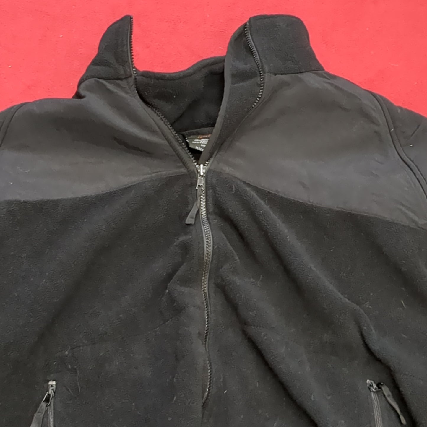 Rothco Small Regular Black Fleece Jacket (17s- (ab08-1)