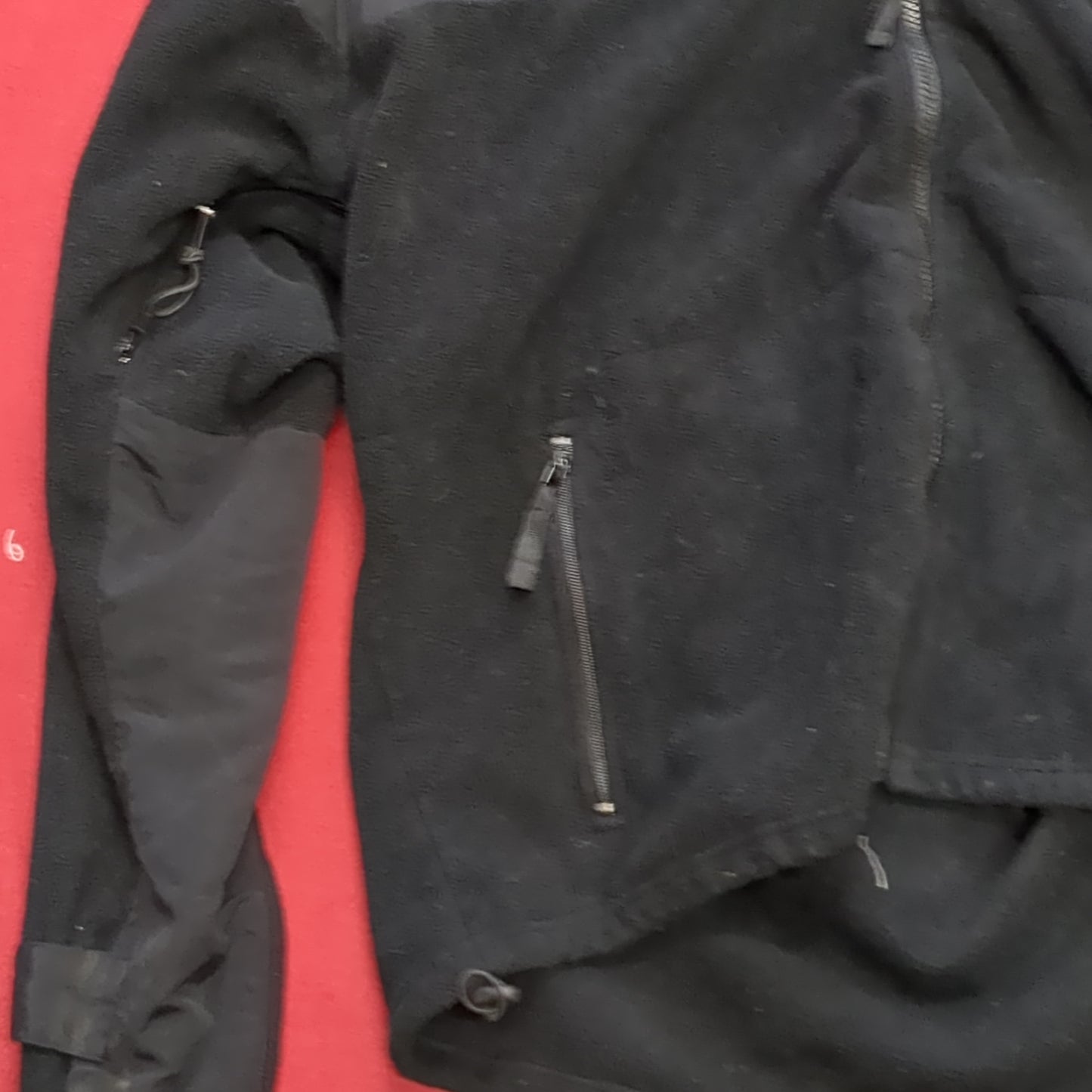 Rothco Small Regular Black Fleece Jacket (17s- (ab08-1)