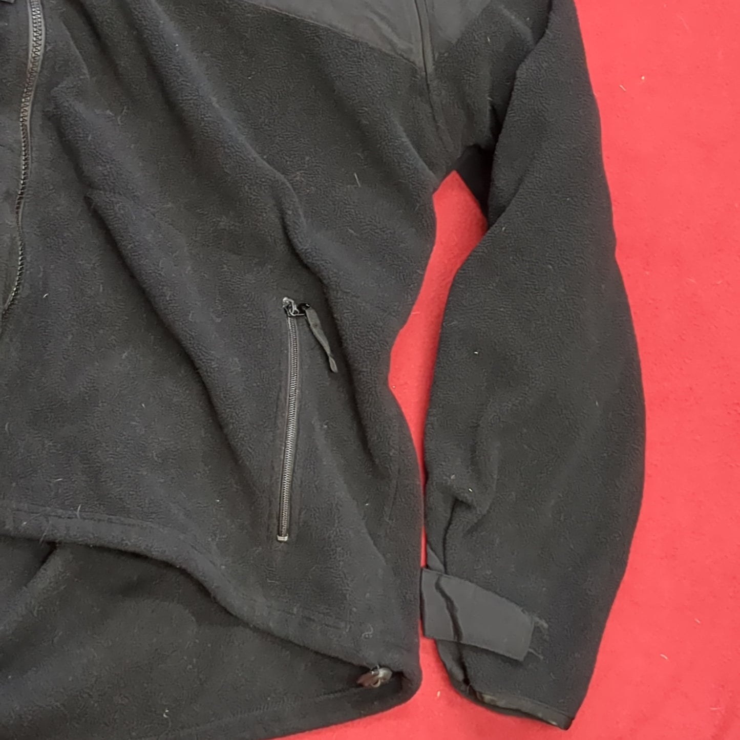 Rothco Small Regular Black Fleece Jacket (17s- (ab08-1)