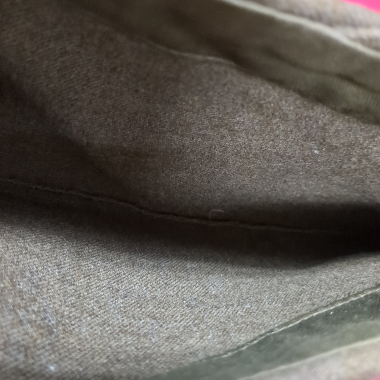 VINTAGE M-1950 7 Wool OD Garrison Cap (22s ac15-7)