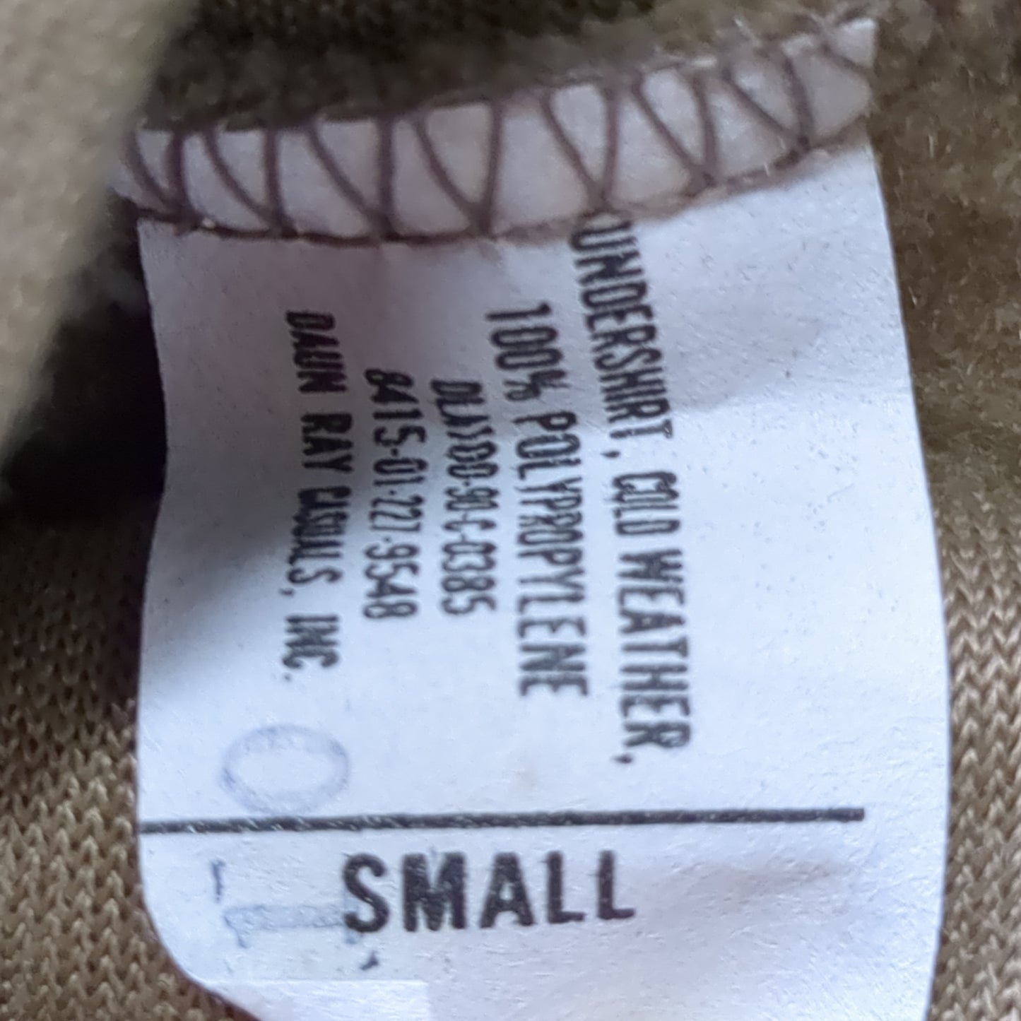 Set of Small Brown Cold Weather Poly-Pro (CW- ea04-AUG230)