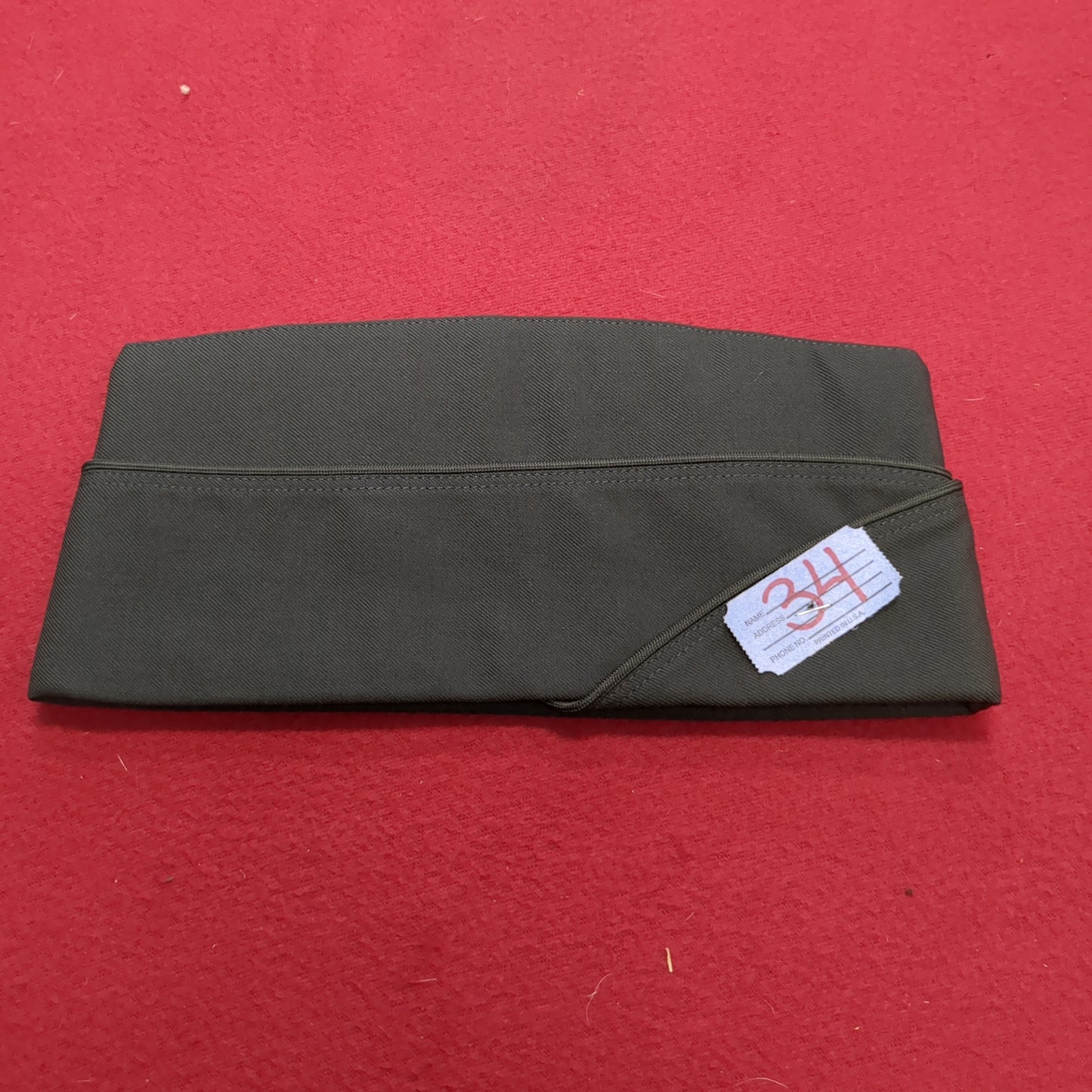 VINTAGE 7 1/8 Serge AG-489 Men's Garrison Cap (23s ac10-34)