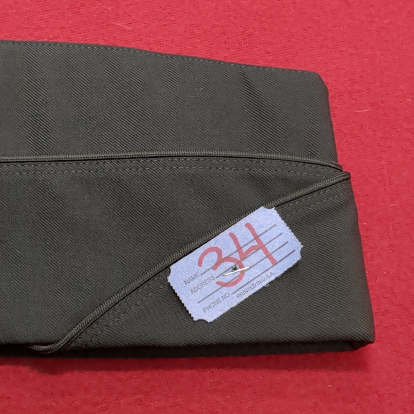VINTAGE 7 1/8 Serge AG-489 Men's Garrison Cap (23s ac10-34)