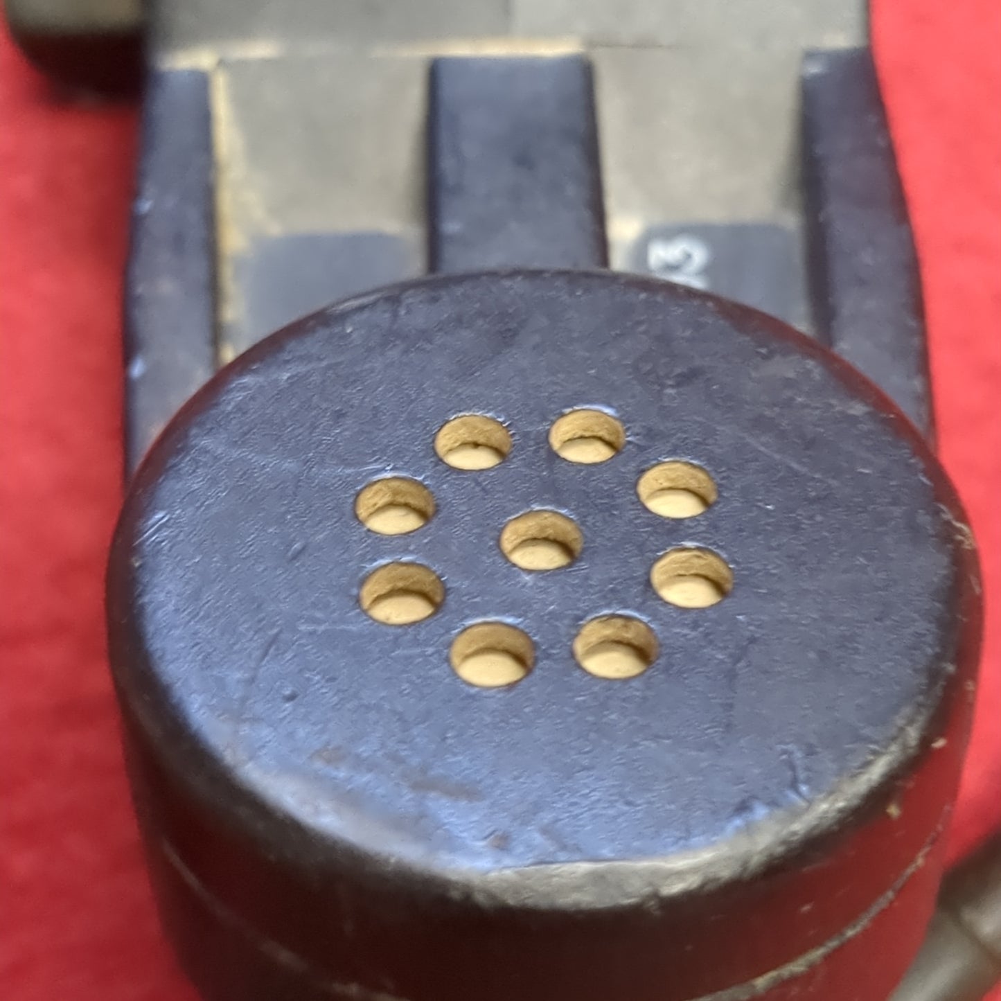 VINTAGE US Army Sonetronics H250-U 5 pin Handset Microphone (23s ac10-12)
