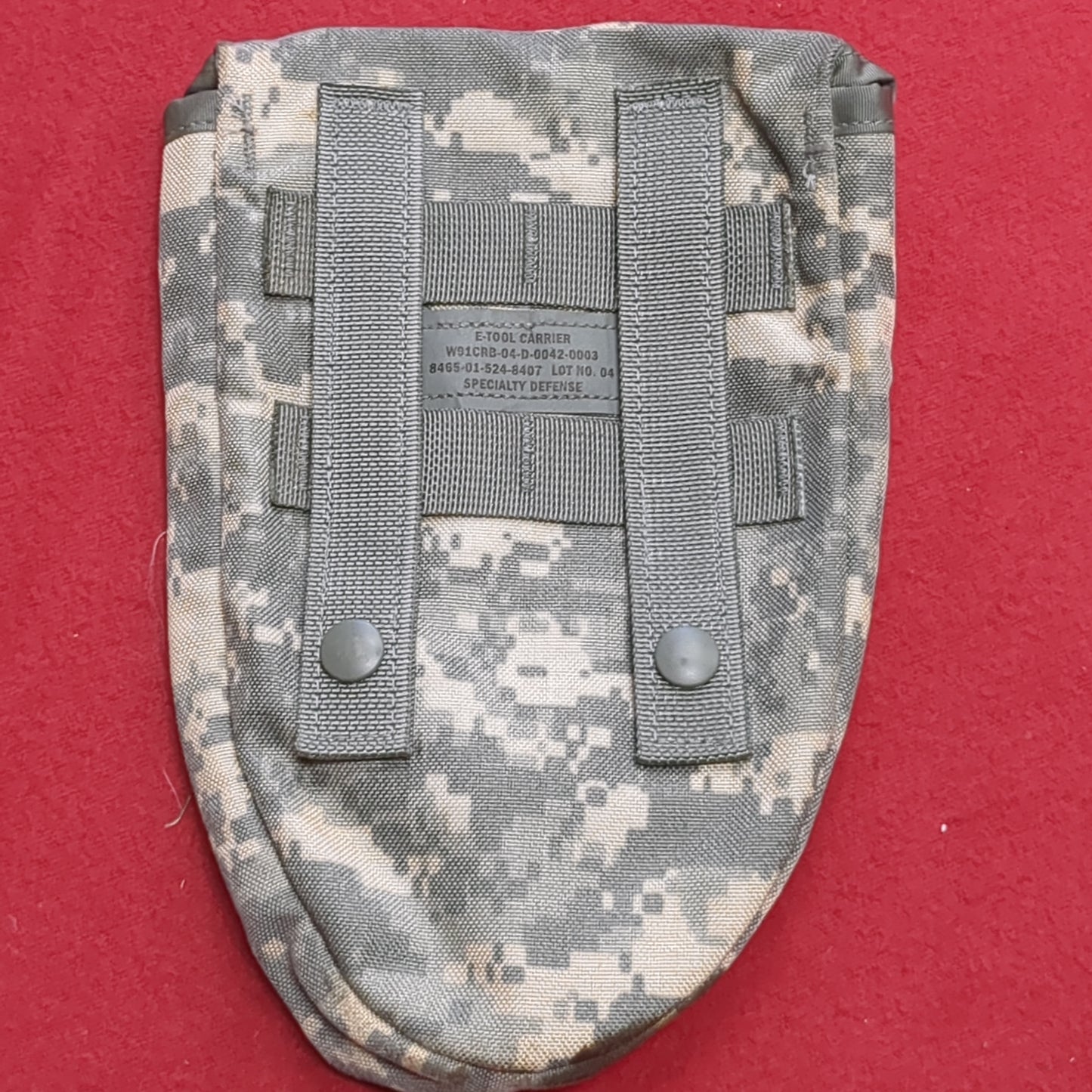 USED US Army UCP Digital E-Tool Carrier Pouch Molle  (29s-ac12-13)