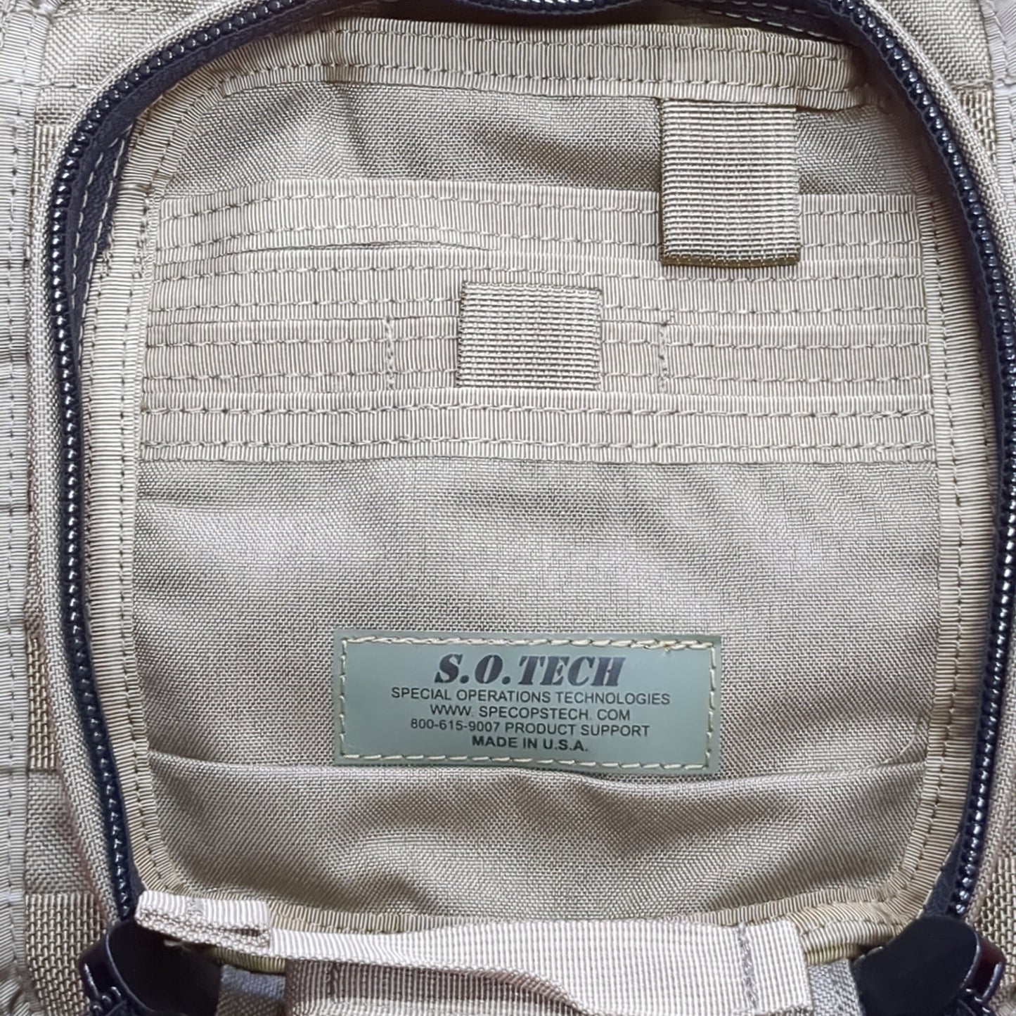 SO TECH Coyote Brown BLOCS Claw Padded Thigh Rig with Individual Medical Aid IFAK Pouch with Insert (30CR ca5-31)