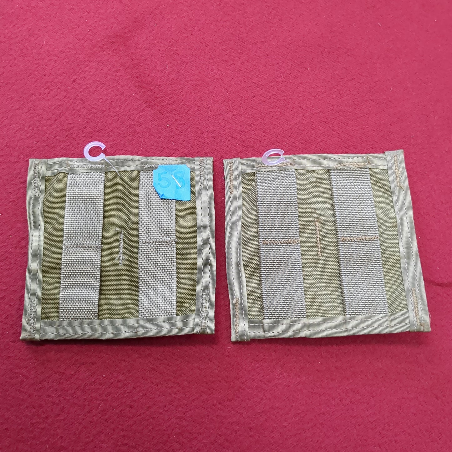NEW (no tag) Pair of Coyote Horizontal Pouch Adapter (31CR ca6-58)