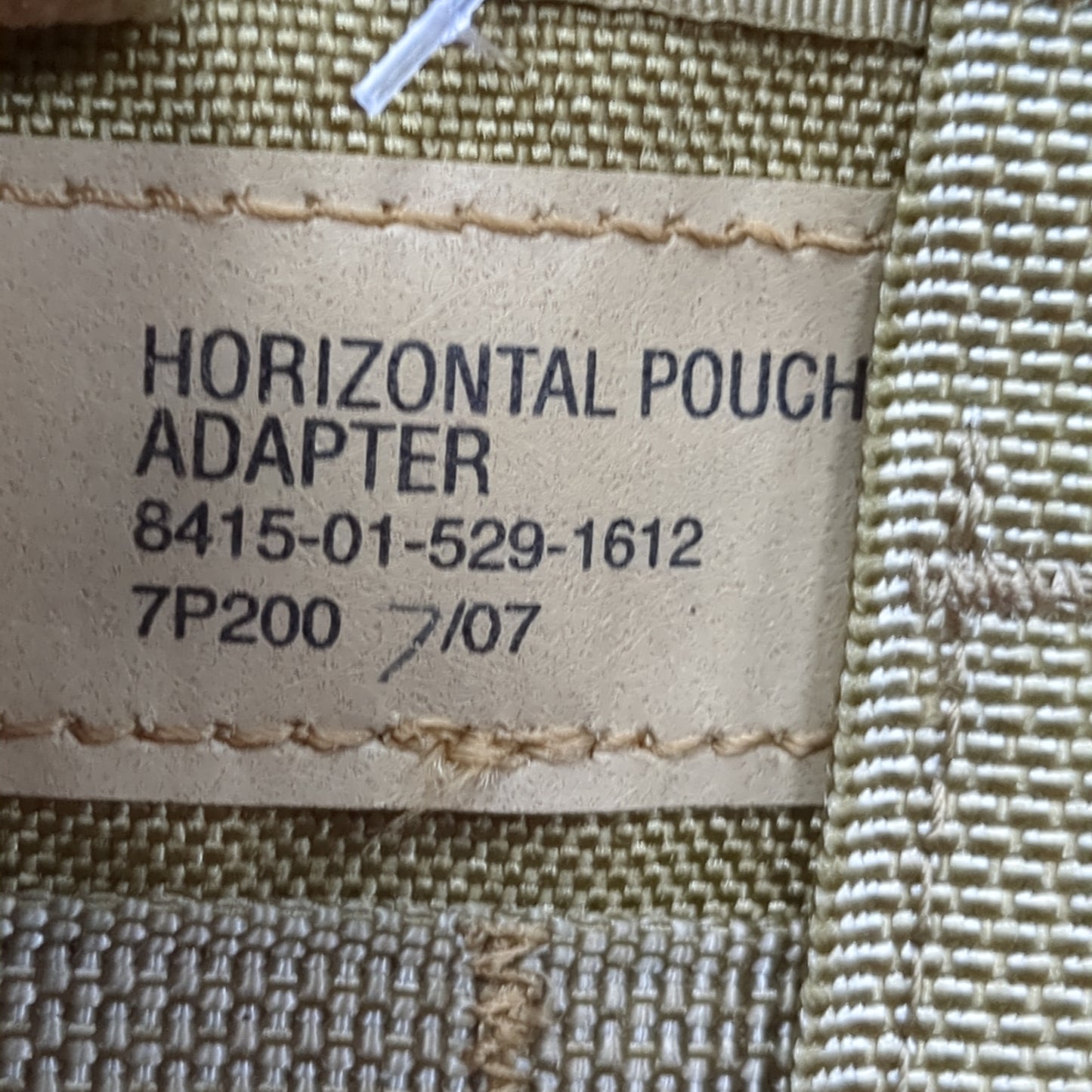 NEW (no tag) Pair of Coyote Horizontal Pouch Adapter (31CR ca6-58)