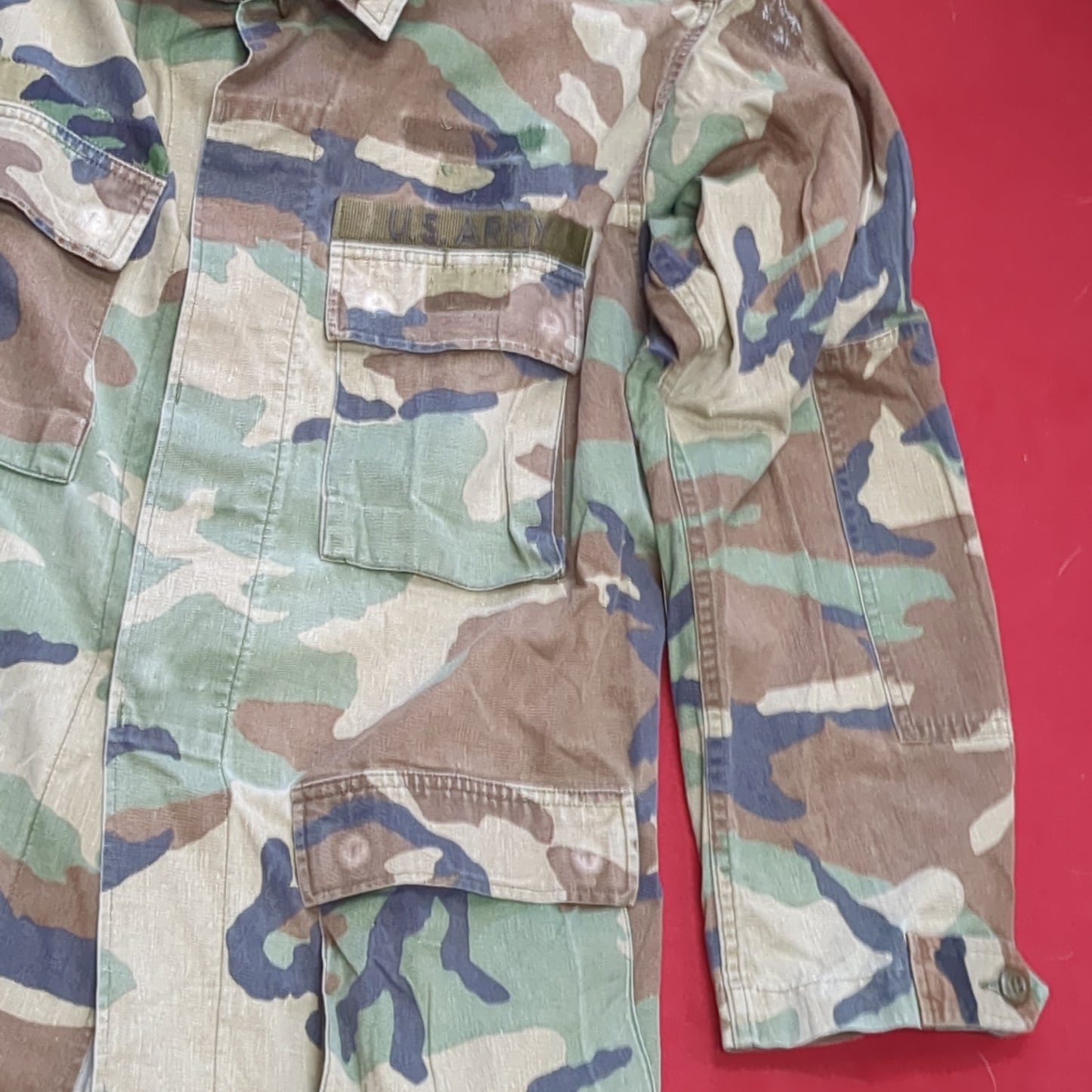 US Army MEDIUM LONG Uniform Top BDU Woodland Pattern (10CR ca8-2)