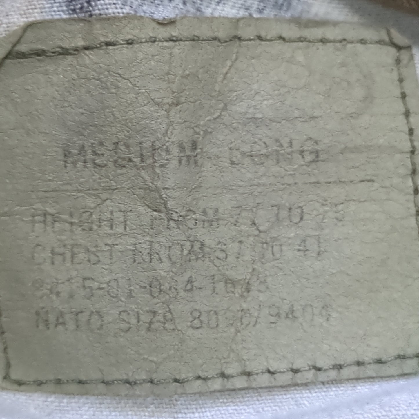 US Army MEDIUM LONG Uniform Top BDU Woodland Pattern (10CR ca8-2)