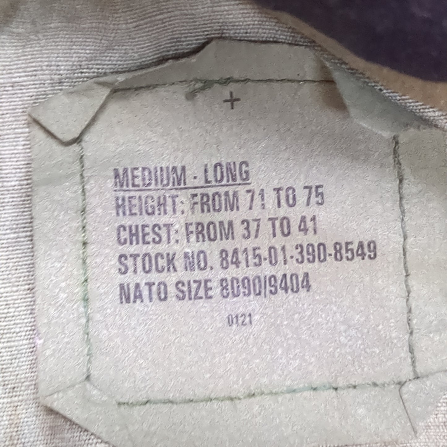 US Army MEDIUM LONG Uniform Top Warm Weather BDU Woodland Pattern (10CR ca8-10)