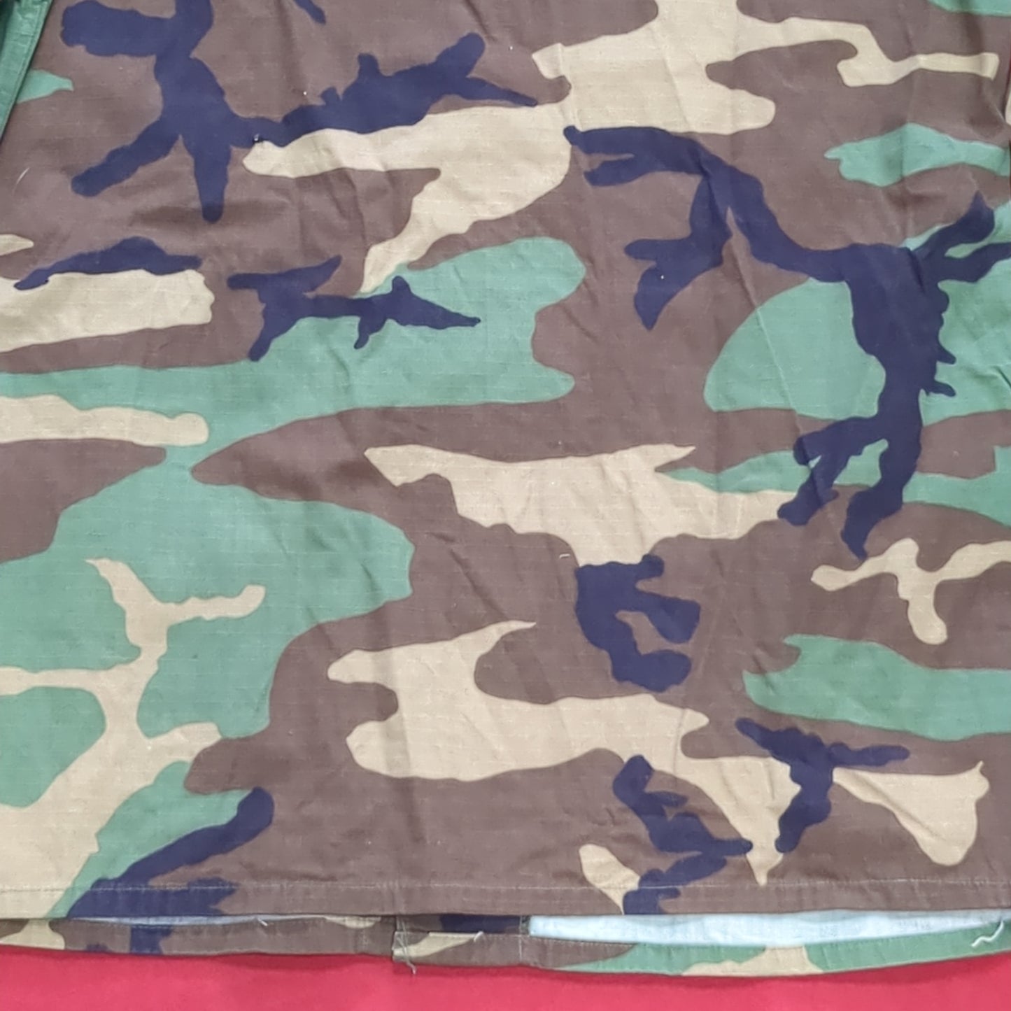US Army MEDIUM LONG Uniform Top Warm Weather BDU Woodland Pattern (10CR ca8-10)