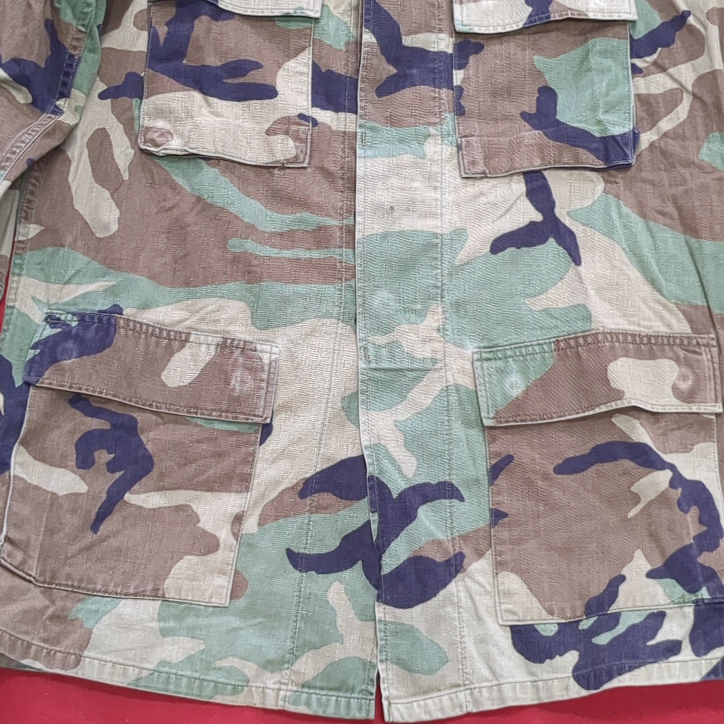 US Army US Army MEDIUM LONG Uniform Top BDU Woodland Pattern (10CR ca8-1)