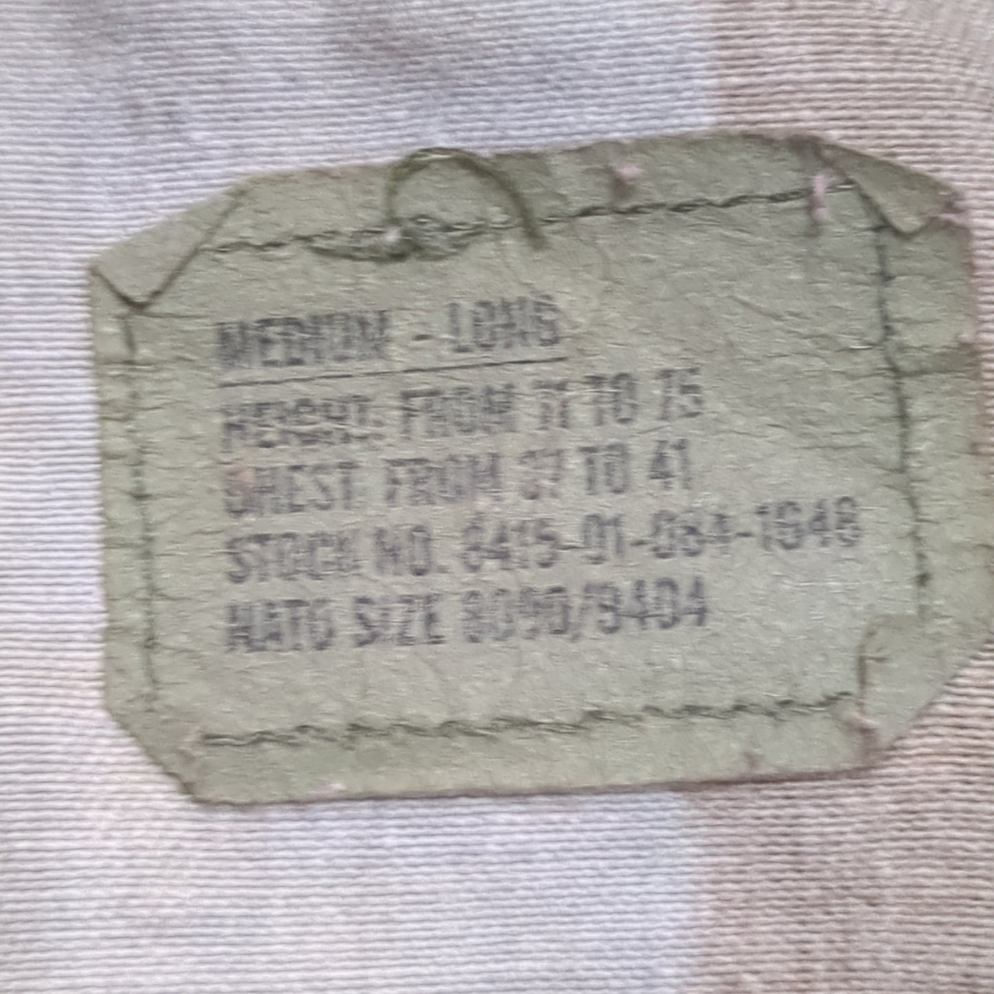 US Army US Army MEDIUM LONG Uniform Top BDU Woodland Pattern (10CR ca8-1)