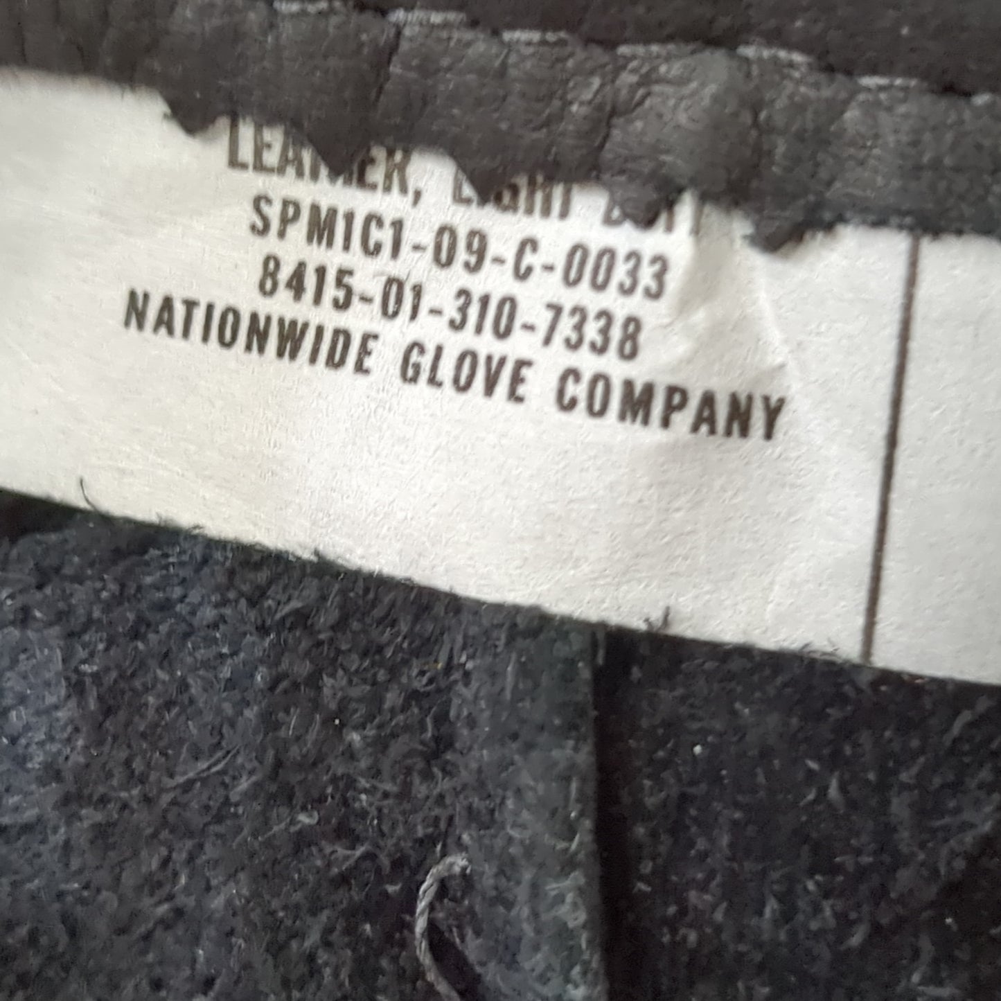Pair of Black Leather Cold/Wet Weather Gloves Size 5 (cb03-AUG253)