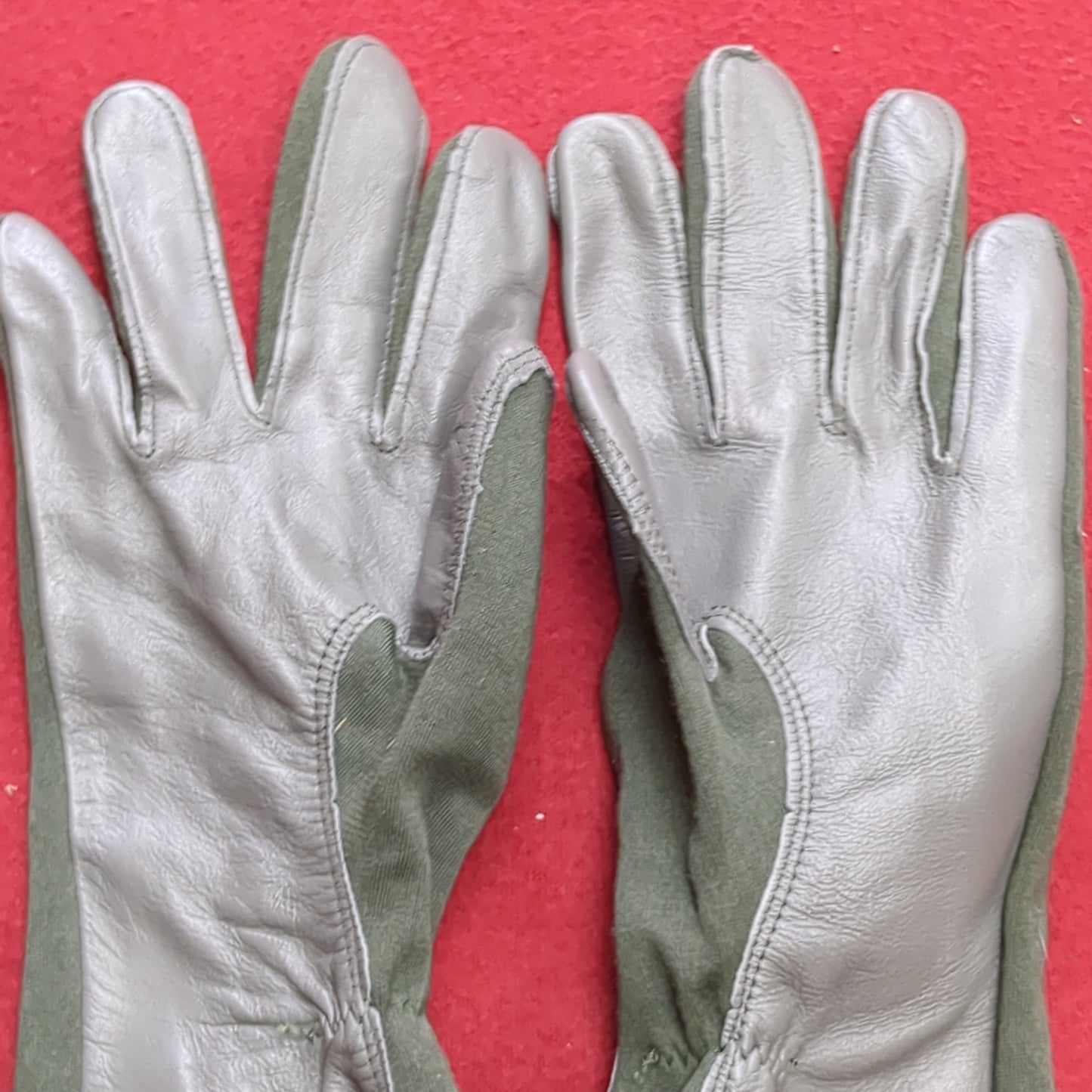 NOS Set of US Army Sz 10 Summer Hot Weather Type GS FR 2 Flyers Gloves (cb03-AUG255)