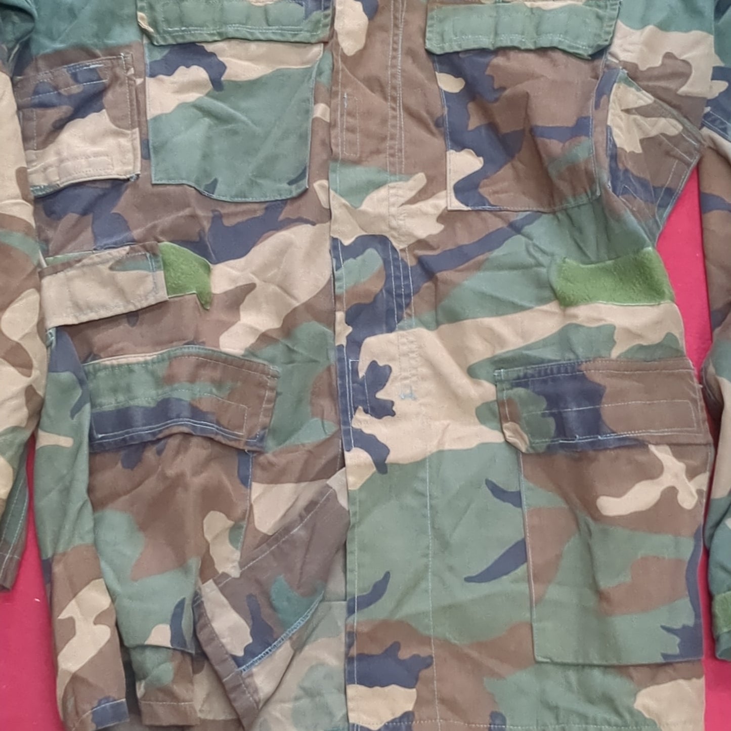US Army US Army MEDIUM LONG Flight Blouse Uniform Top BDU Woodland Pattern (10CR ca8-12)