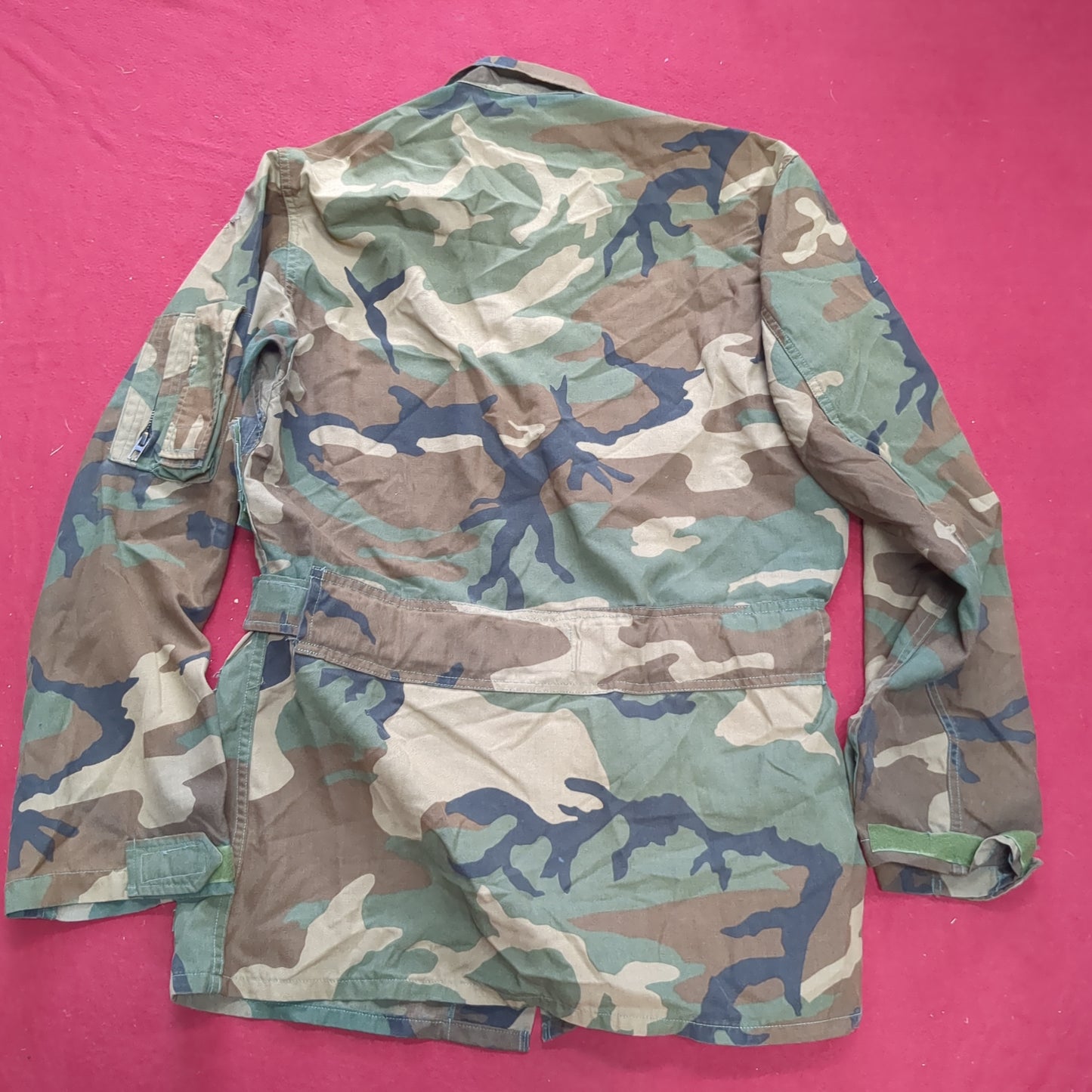 US Army US Army MEDIUM LONG Flight Blouse Uniform Top BDU Woodland Pattern (10CR ca8-12)
