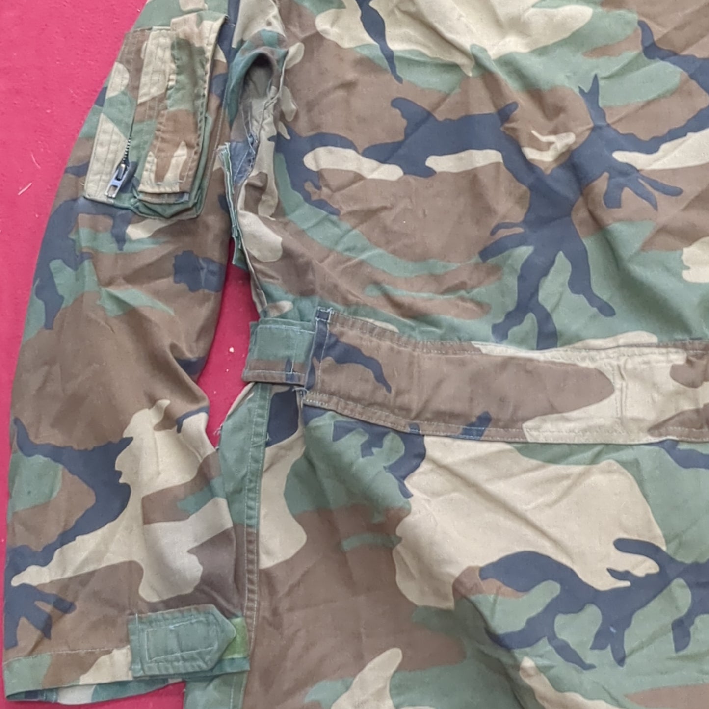 US Army US Army MEDIUM LONG Flight Blouse Uniform Top BDU Woodland Pattern (10CR ca8-12)