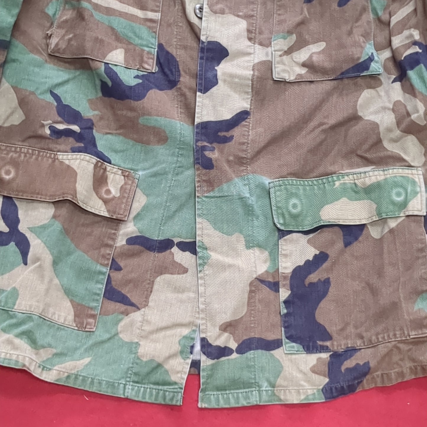 US Army US Army MEDIUM LONG Uniform Top BDU Woodland Pattern (10CR ca8-9)