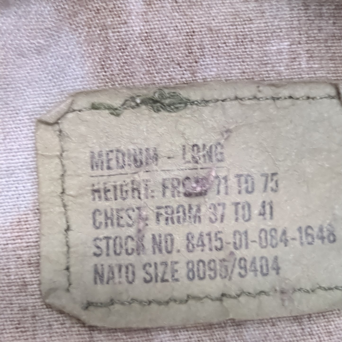 US Army US Army MEDIUM LONG Uniform Top BDU Woodland Pattern (10CR ca8-9)
