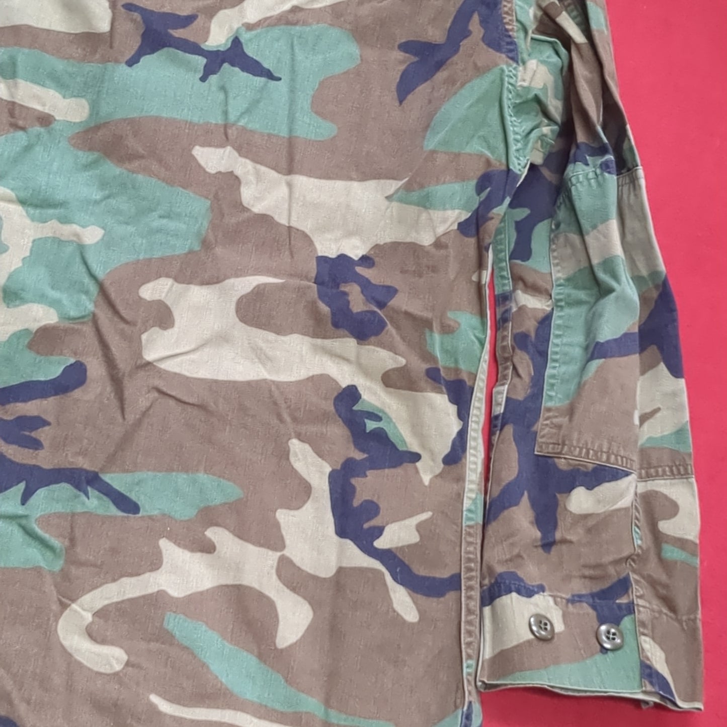 US Army US Army MEDIUM LONG Uniform Top BDU Woodland Pattern (10CR ca8-9)
