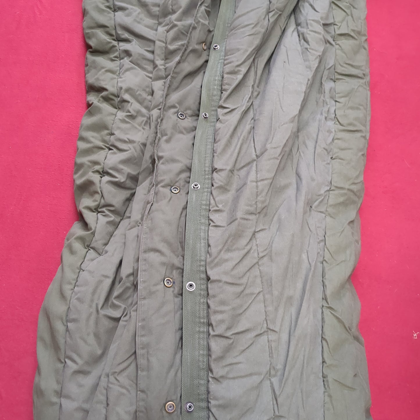 1980s USGI Intermediate Cold Weather Sleeping Bag Olive Green OD (15cc-AUG334)