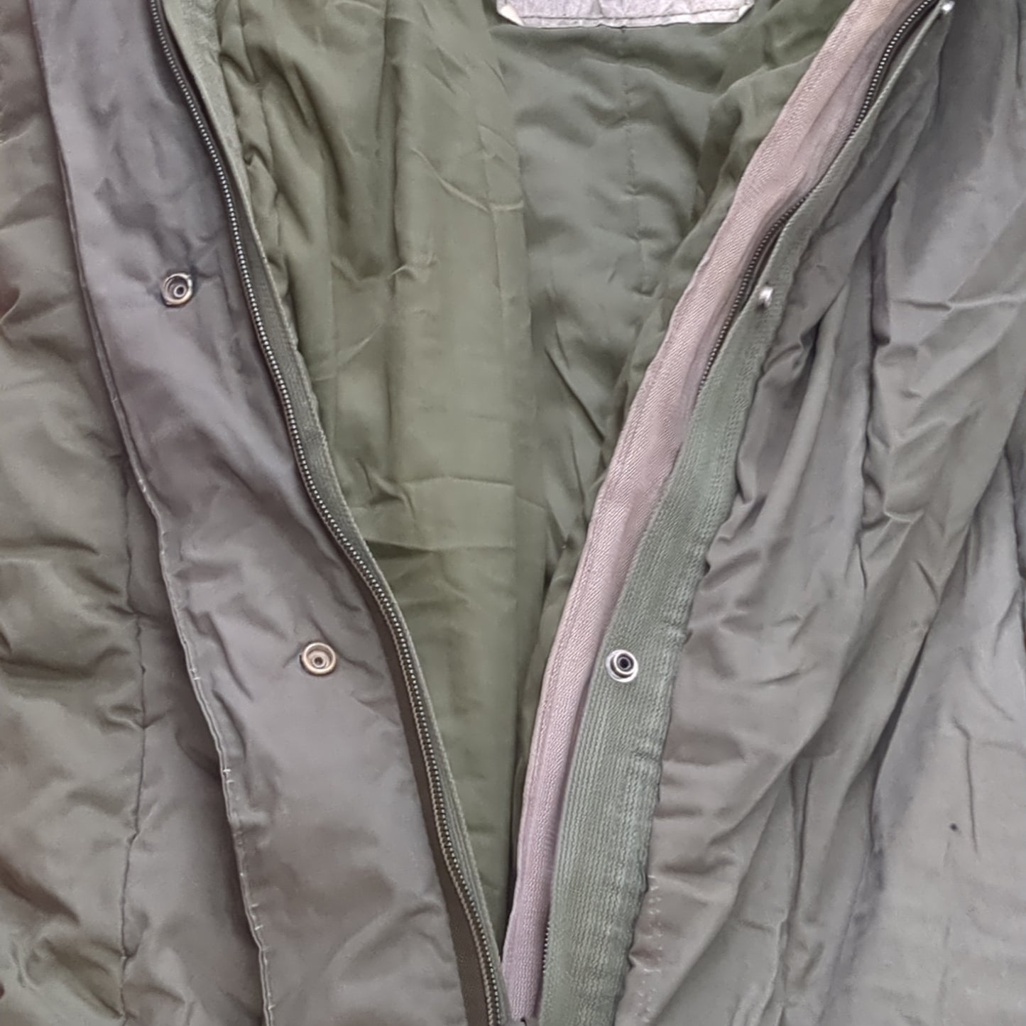 1980s USGI Intermediate Cold Weather Sleeping Bag Olive Green OD (15cc-AUG334)