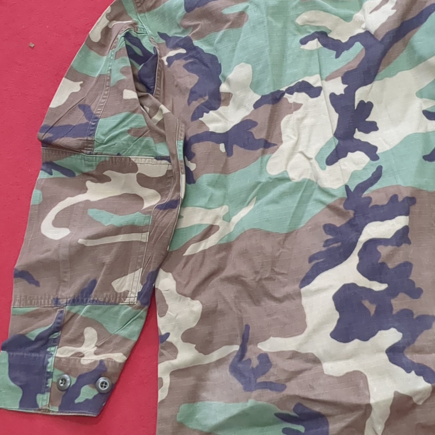US Army US Army SMALL REGULAR Uniform Top BDU Woodland Pattern (09CR cb5-7)