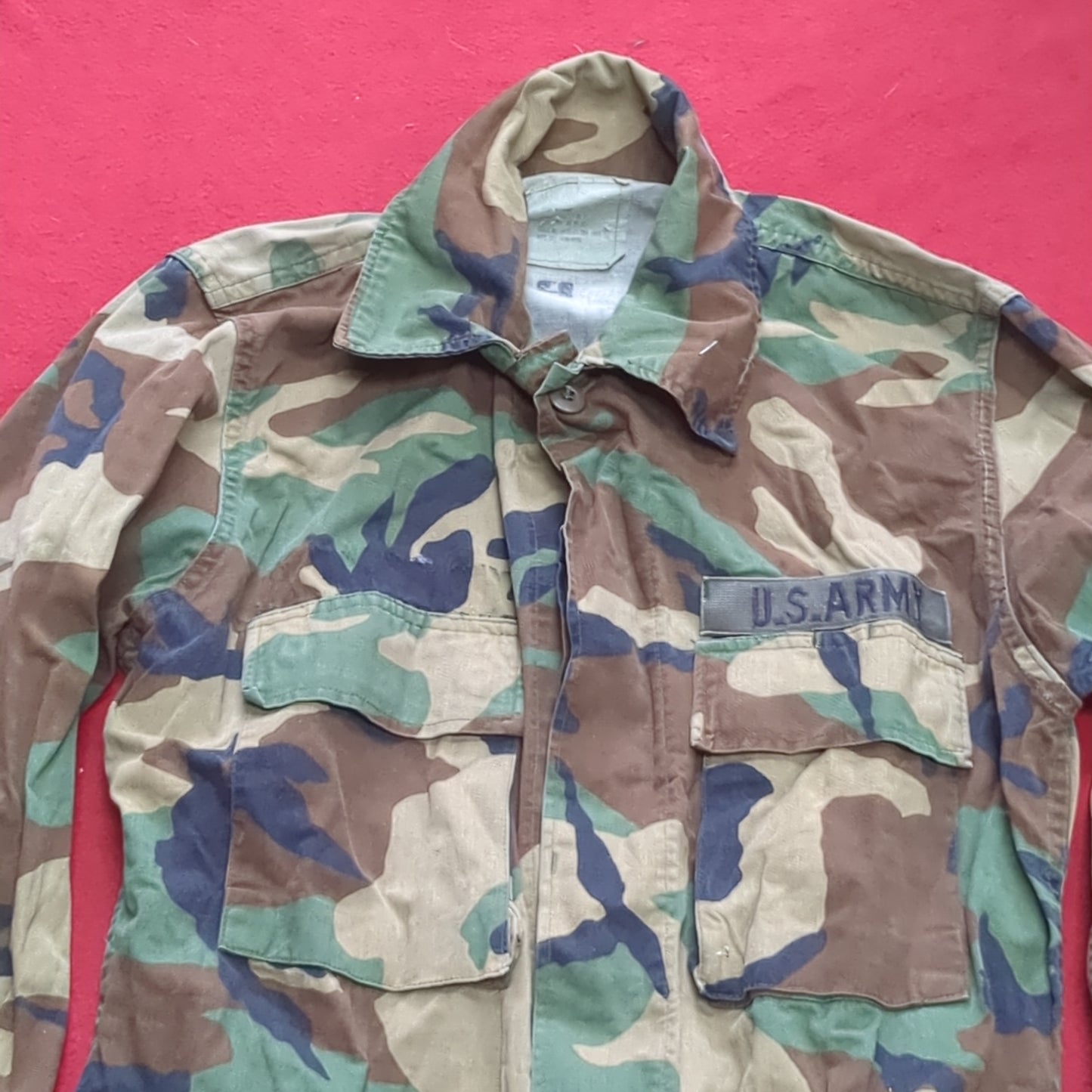 US Army SMALL REGULAR Uniform Top BDU Woodland Pattern (09CR cb5-6)